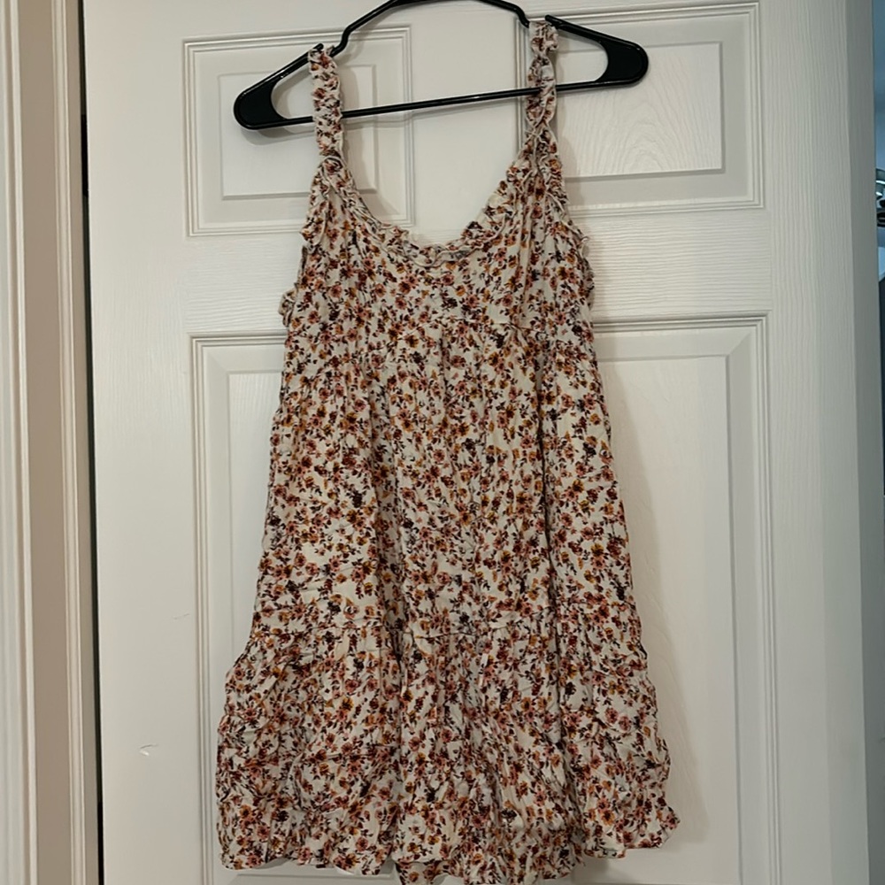 Pink Lily floral mini dress. Size small.
